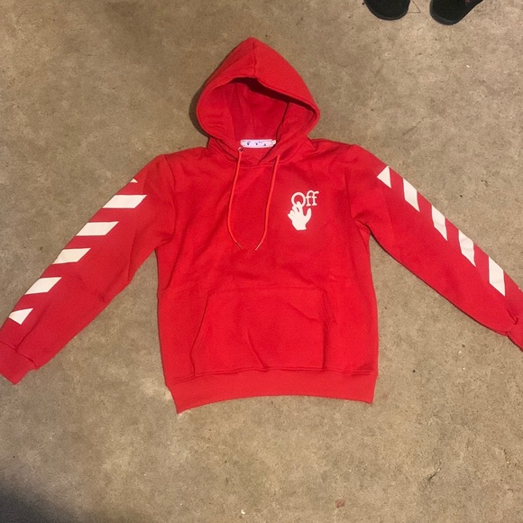 Off-White Other - Red off-white hoodie